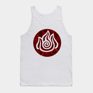 Avatar: The Last Airbender - Fire Symbol (Galaxy Design) Tank Top